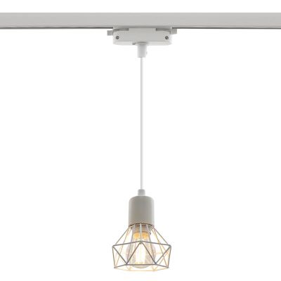 Industrielle 1 phase Schienen Lampe Weiß, Jaylano