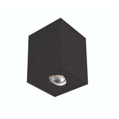 Aluminium Aufbauspot Schwarz, Gord