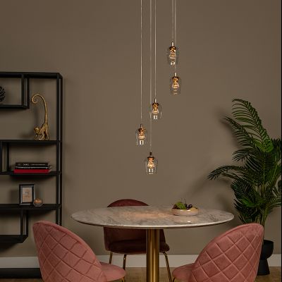 Transparente Pendelleuchte Modern, Berliane, 4W, 2700K LED