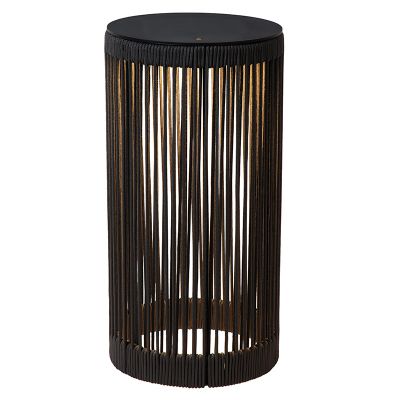 Schwarze aufladbare Stehlampe Modern, Pingi, 3W, 3000K LED, IP44, 3-stufig dimmbar