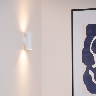 Weiße Up down Wandleuchte Modern, Bondi