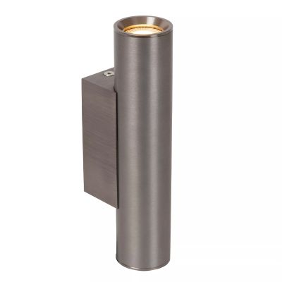 Graue Up down Wandleuchte Modern, Dupla