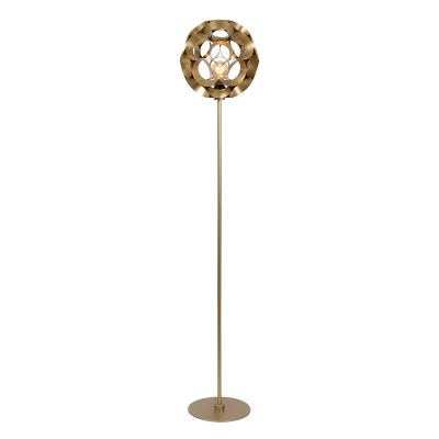 Goldene Stehlampe Modern, Hannelore