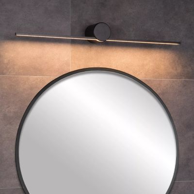 Schwarze Wandleuchte Modern, Mizar, 6W, 2700K LED, IP44
