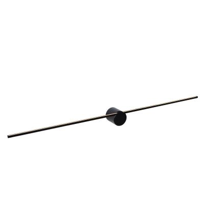Schwarze Wandleuchte Modern, Mizar, 10W, 2700K LED, IP44