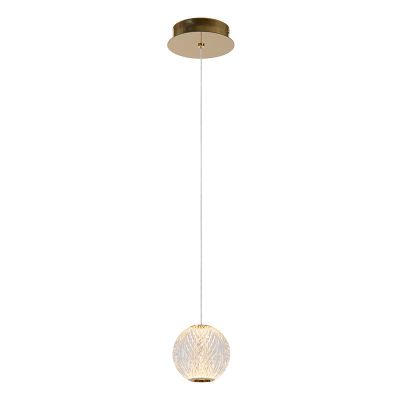 Transparente Pendelleuchte Modern, Cintra, 5,7W, 2700K LED