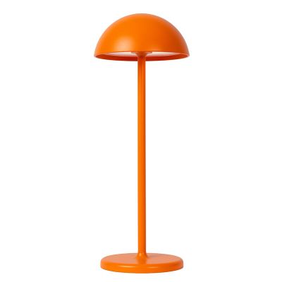Orangene Außen Tischleuchte Retro, Joy, 1,5W, 3000K LED, IP54, mit Touch-Dimmer