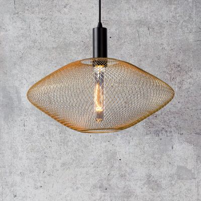 Goldene Pendelleuchte Modern, Mesh