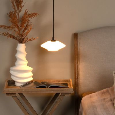 Weiße Pendelleuchte Modern, Trevor