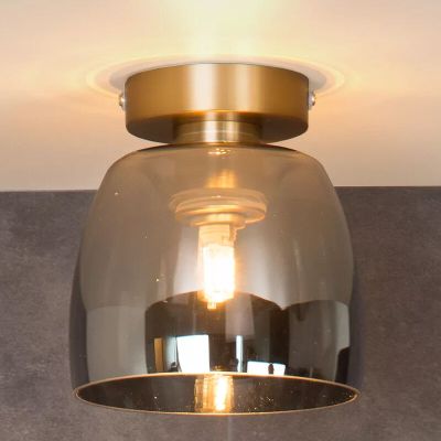 Goldene Deckenlampe Retro, Tyler, IP44