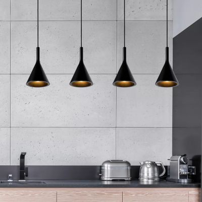 Beton Pendelleuchte Schwarz, Gipsy