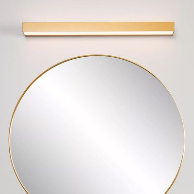 Messing Wandleuchte Badezimmer Modern, Alexa, 8W, 3000K LED, IP44