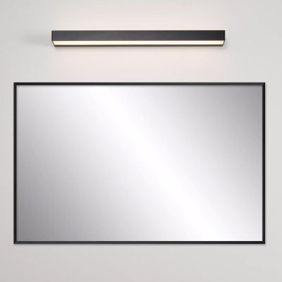Schwarze Wandleuchte Badezimmer Modern, Alexa, 8W, 3000K LED, IP44