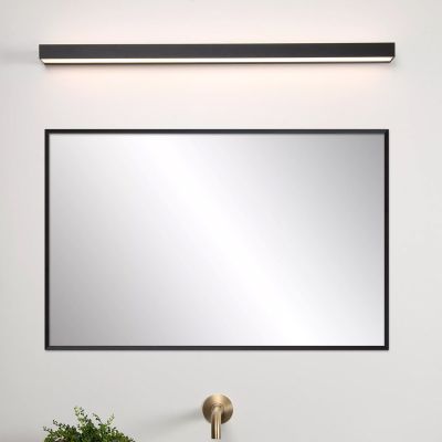 Schwarze Wandleuchte Badezimmer Modern, Alexa, 13W, 3000K LED, IP44