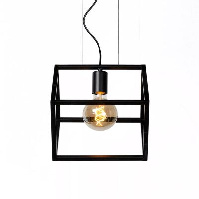 Schwarze Pendelleuchte Modern, Fabian