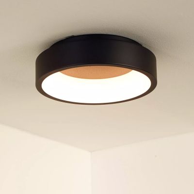 Schwarze Deckenlampe Modern, Talowe, 20W, 3000K LED