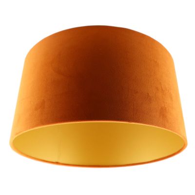 Orange Lampenschirm Milene, Stoff, modern