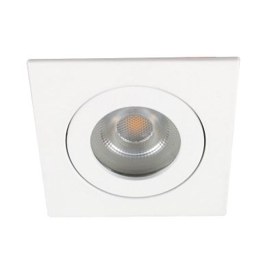 Weiße moderne Badezimmer Einbaustrahler Aluminium, Dorx, IP44