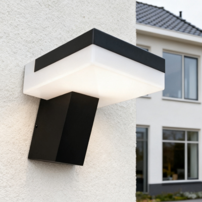 Aluminium Außenleuchte Anthrazit, Bilge, 7,5W, 4000K LED, IP54