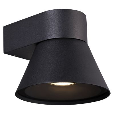 Schwarze Außenleuchte Modern, Kyklop, IP54