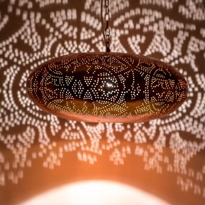 Kupfer Pendelleuchte Orientalisch, Zina