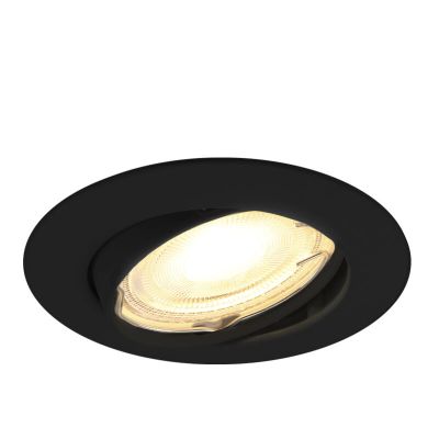 Aluminium Einbaustrahler Schwarz, Rudo