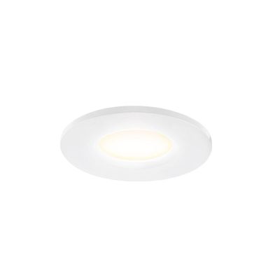 Weiße Mini Einbaustrahler Aluminium, Philomena, 1,5W, 3000K LED, IP44