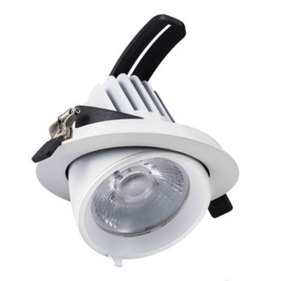 Weiße Downlight Aluminium, Shanaya, 30W, White Switch LED