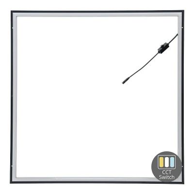 LED-Rahmenpanel 60x60 - 37W - weißer Schalter - UGR<21 - randbeleuchtet