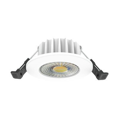 Weiße Downlight Aluminium, Hobie, 6W, White Switch LED, IP65