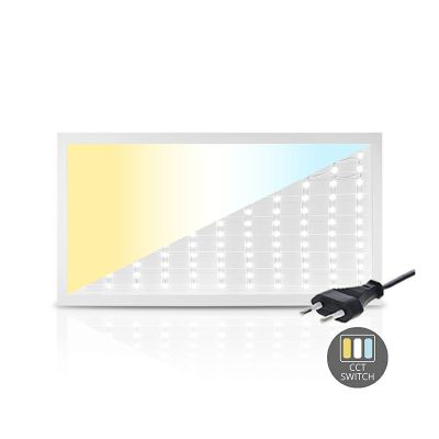 LED-Panel 60x120 - 50W - weißer Schalter - UGR<19 - hintergrundbeleuchtet