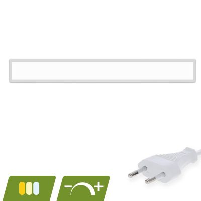 LED-Panel 15x120 - 30W - weißer Schalter - UGR<19 - dimmbar - hintergrundbeleuchtet