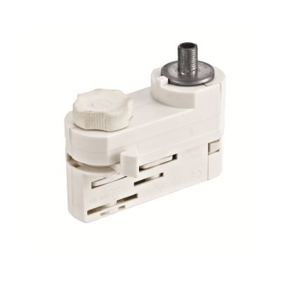 Pendeladapter für 3-Phasen-Schienenbeleuchtung, weiß, Pro