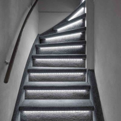 Erweiterungsset Treppen LED-Streifen dimmbar, 2 LED-Streifen 4000K