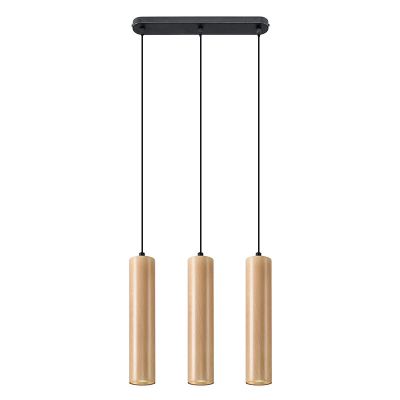 Holz Pendelleuchte Braun, Francina