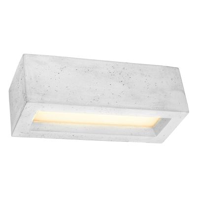 Beton Up down Wandleuchte Grau, Emmaly