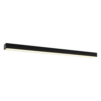 Aluminium Deckenleuchte Schwarz, Mascha, 48W, 3000K LED