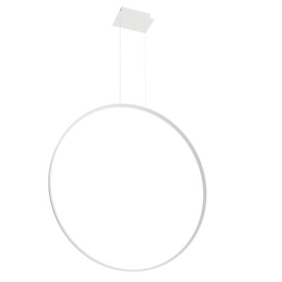 Aluminium Pendelleuchte Weiß, Ringo, 70W, 3000K LED