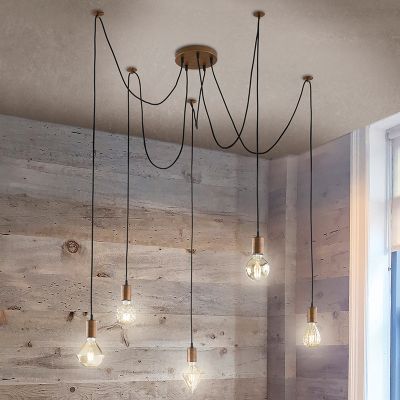 Kupfer Pendelleuchte Retro, August