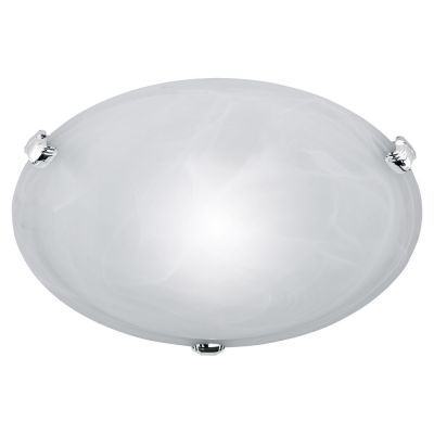 Nickel Deckenlampe Glas, Filia