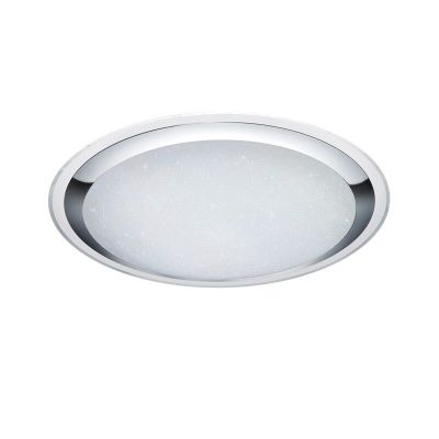 Weiße Deckenlampe Modern, Romain, 95W, warm- bis kaltweiß einstellbare LED, mit Fernbedienung