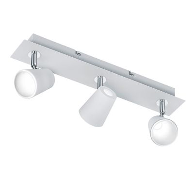 Weiße Deckenleuchte Glas, Laysha, 6W, 3000K LED