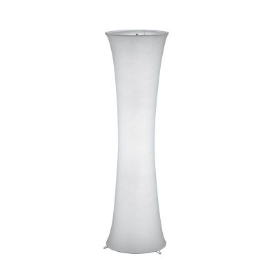 Weiße Stehlampe Metall, Vivy, mit Schalter