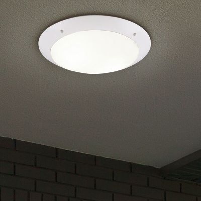 Weiße Deckenlampe Modern, Gandrup, IP54