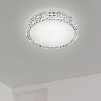 Weiße Deckenlampe Antik, Valentina, 21W, 3000K LED