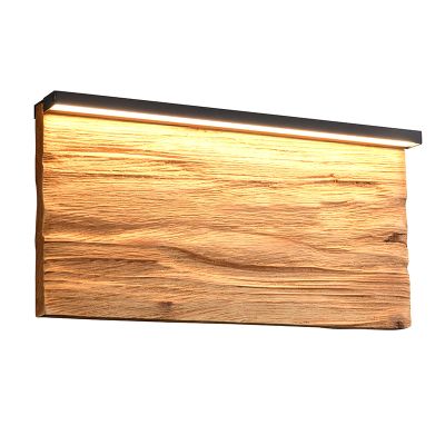 Holz Wandleuchte Design, Tanneke, 13W, 3000K LED, 3-stufig dimmbar