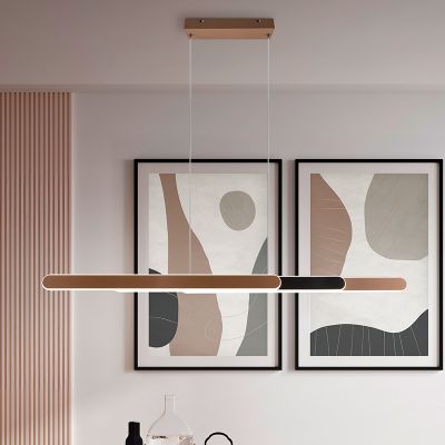 Messing Pendelleuchte Design, Dwayn, 48W, warm- bis kaltweiß einstellbare LED, mit Touch-Dimmer