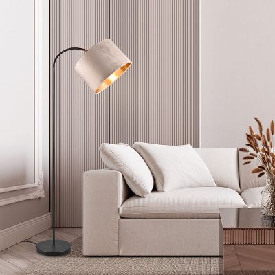 Beige Bogenlampe Modern, Ercan