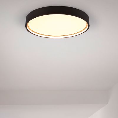 Schwarze Deckenlampe Modern, Destin, 29W, warm- bis kaltweiß einstellbare LED