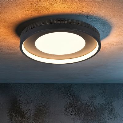 Schwarze Deckenlampe Modern, Flory, 36W, 3000K LED
